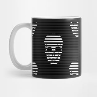 trippy skull pattern Mug